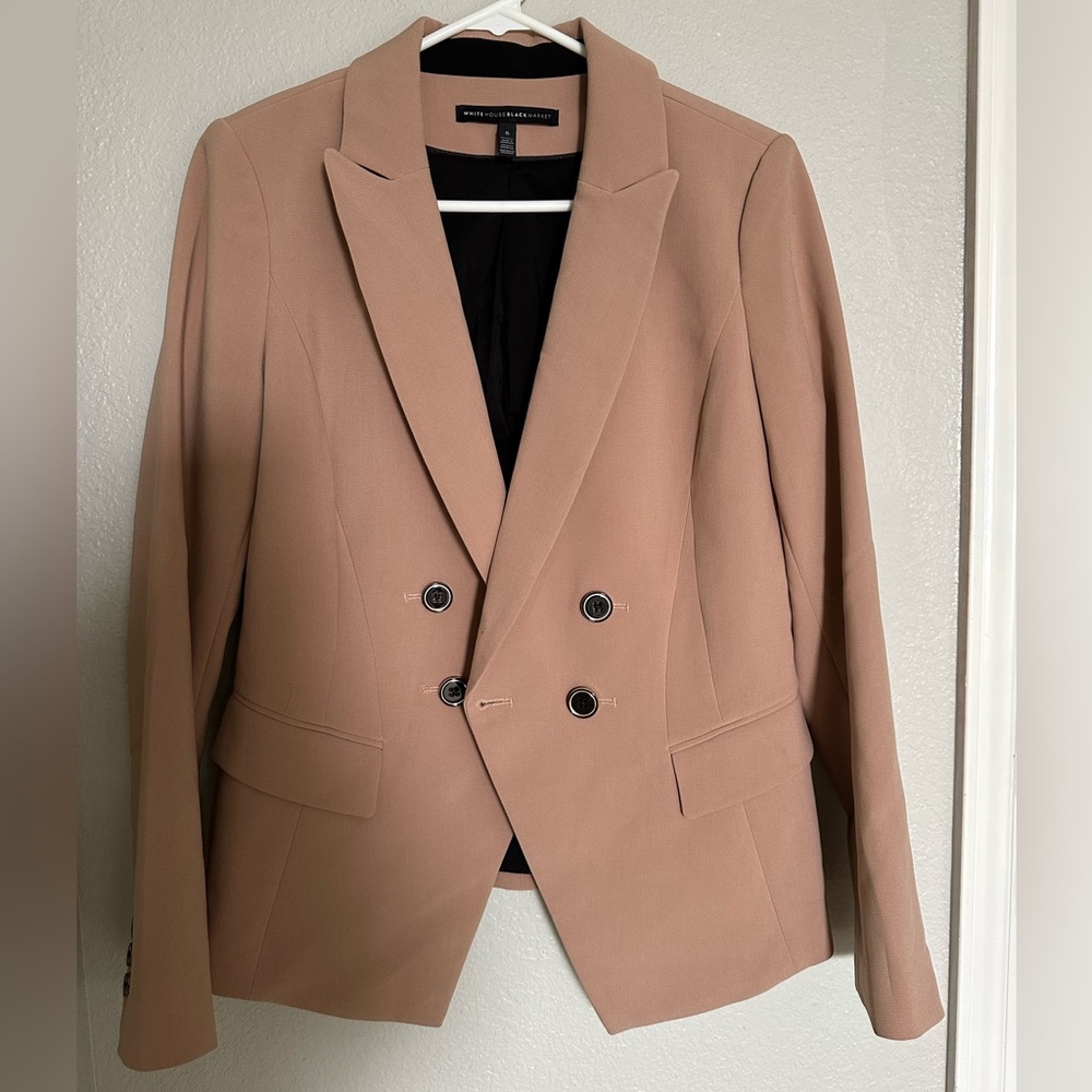 WHBM Tan Blazer. Size 6.